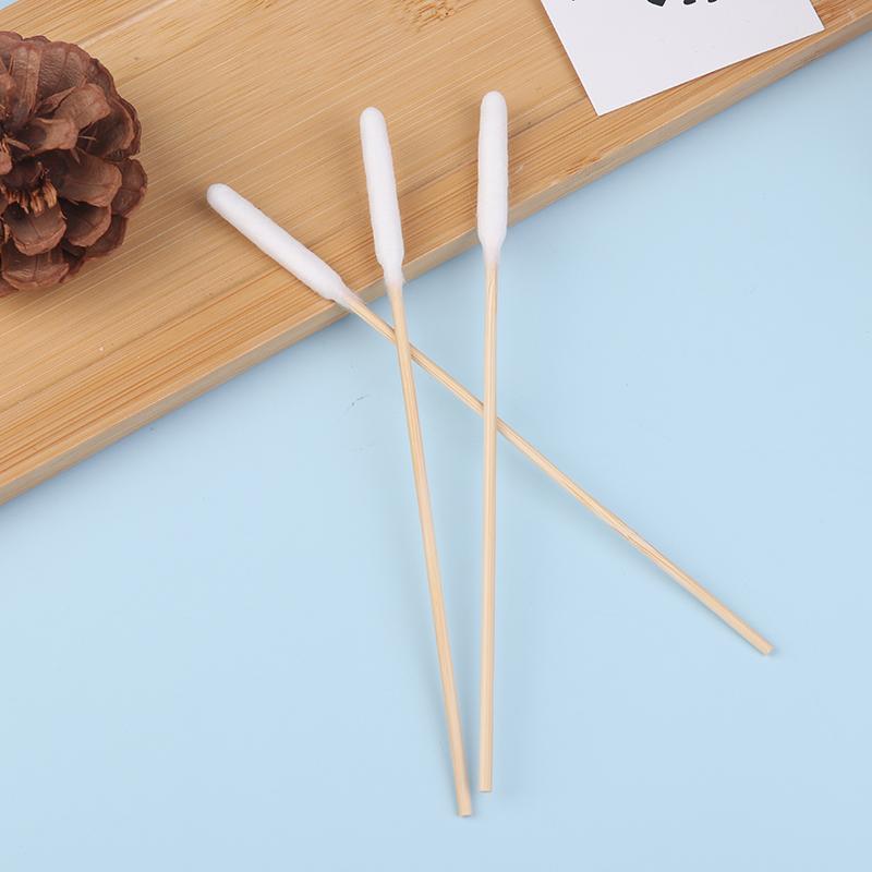 50 Pcs Large Cotton Swabs With Wooden Sticks For Pets Big Cotton Swabs Long Cotton Swabs Dog Ear Swabs Long Cotton Swab