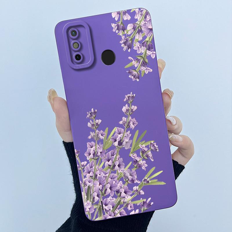 New Hot For Tecno Spark 6 Go / Spark 6 Air Case Lovely Cartoon Cat Liquid Silicone Soft TPU Shockproof Back Cover Ultrathin Capa