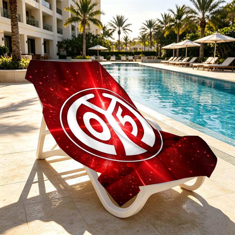 05 1FSV Mainz 05 Print Beach Towel Design, Soft, Lightweight. for Home Bathroom, Spa, Pool, Yoga, Surfing, Camping, Gift for Family, Friend