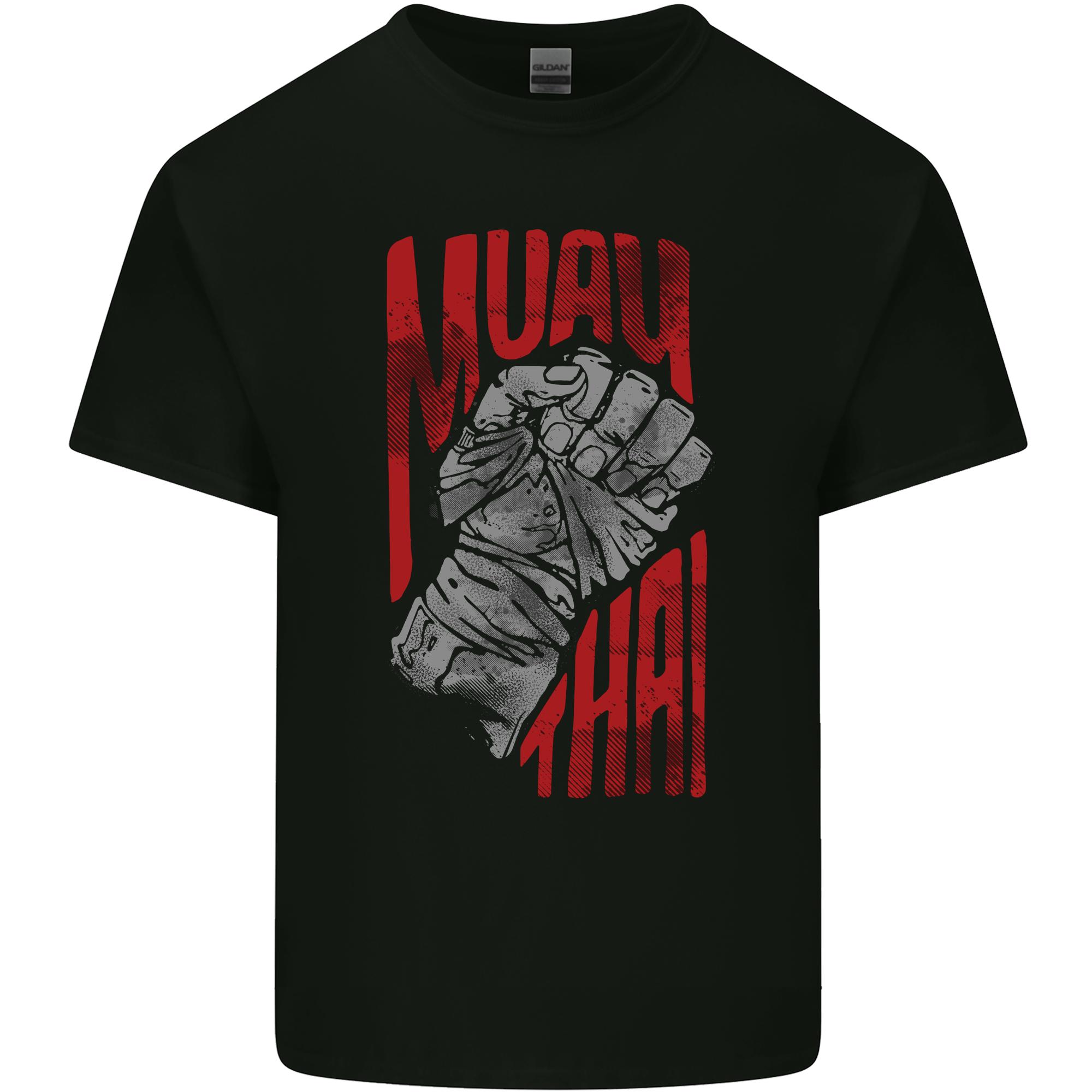 Muay Thai Fighter Fist MMA Martial Arts Unisexs Light Cotton TShirt S