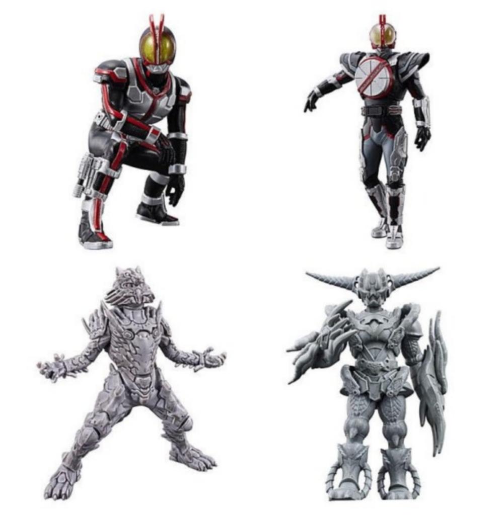 HG Kamen Rider 555 Set complet de 4 tipuri Set complet Jucărie capsulă Gachapon vol.1 ×