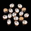 Flatback Zircon Rhinestones Cubic Zirconia teardrop base Claws Sew On  clear  Zircon For Rings Earrings DIY Clothing Accessorie