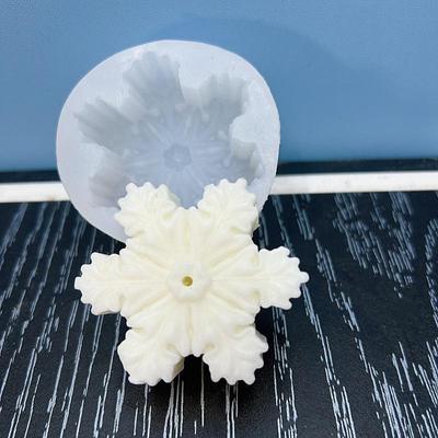 3D Snowflake Silicone Mold for Handmade Soap & Aromatherapy Candle