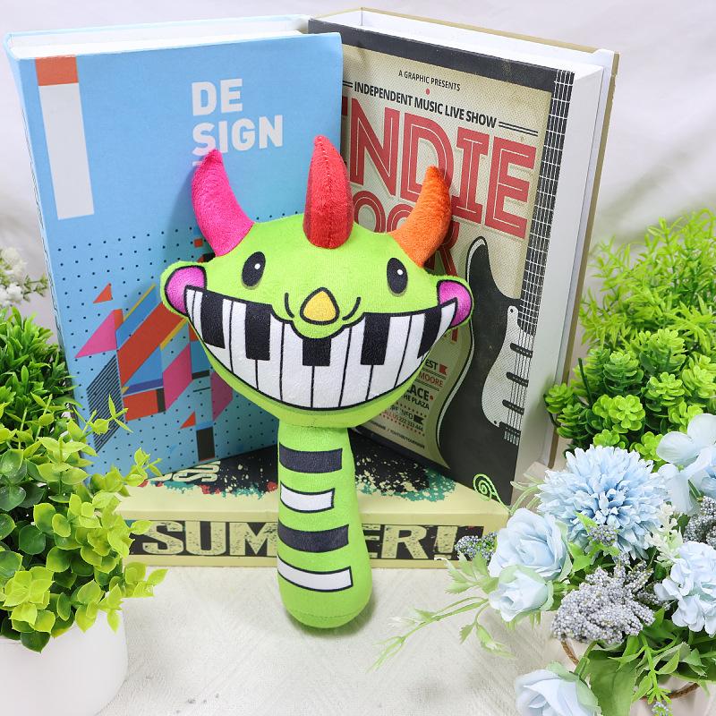 NOVÁ hra Sprunki Doey Pianosaurus plyšový anime noční můra tvorové plyšové měkké plněné zvíře polštář panenka dekorace hračka pro děti dárek