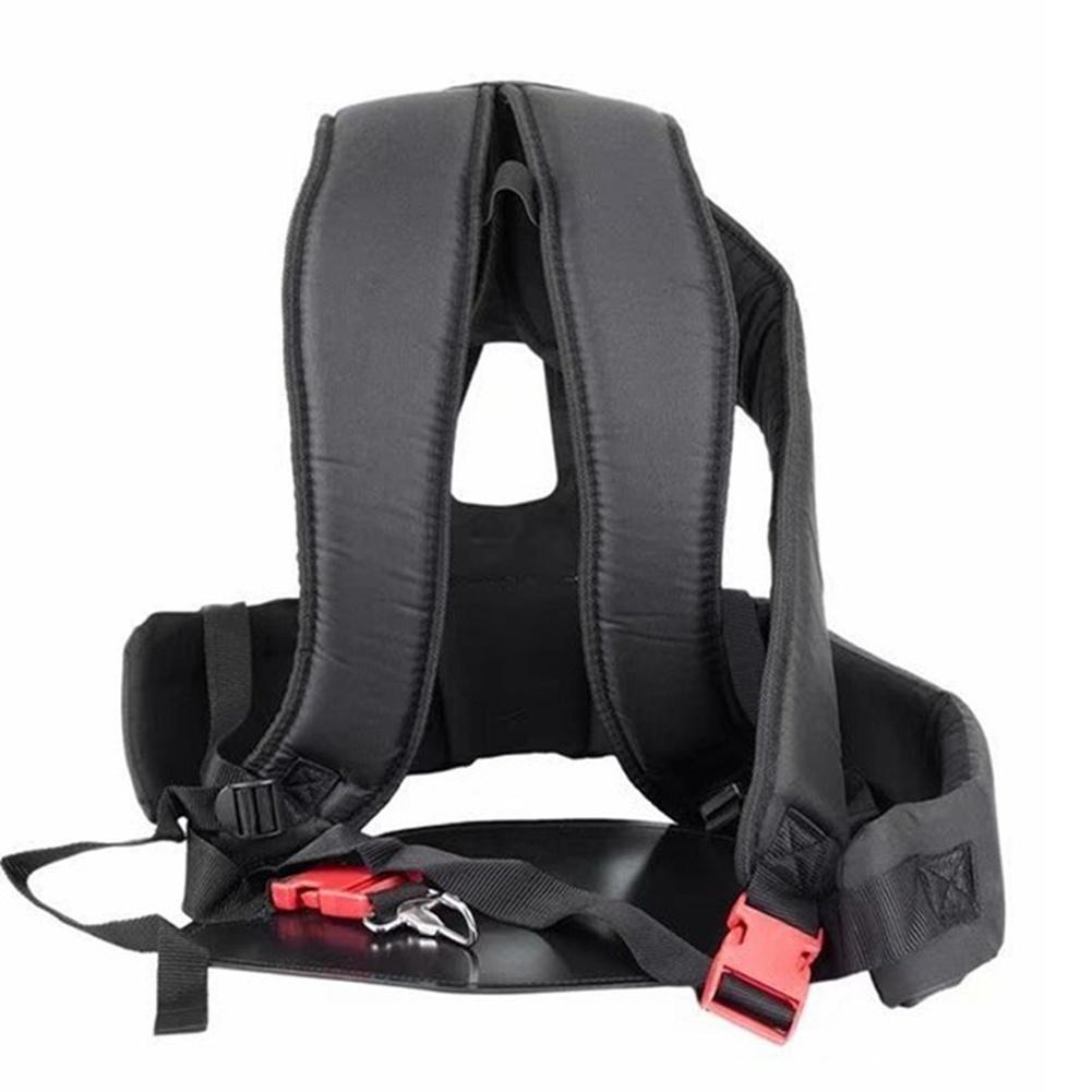 

Lawn Mower Double Shoulder Strap M Style Harness Strap Comfort Labor Saving Brush Cutter Trimmer Padded Belt Garden Tool Parts чорний