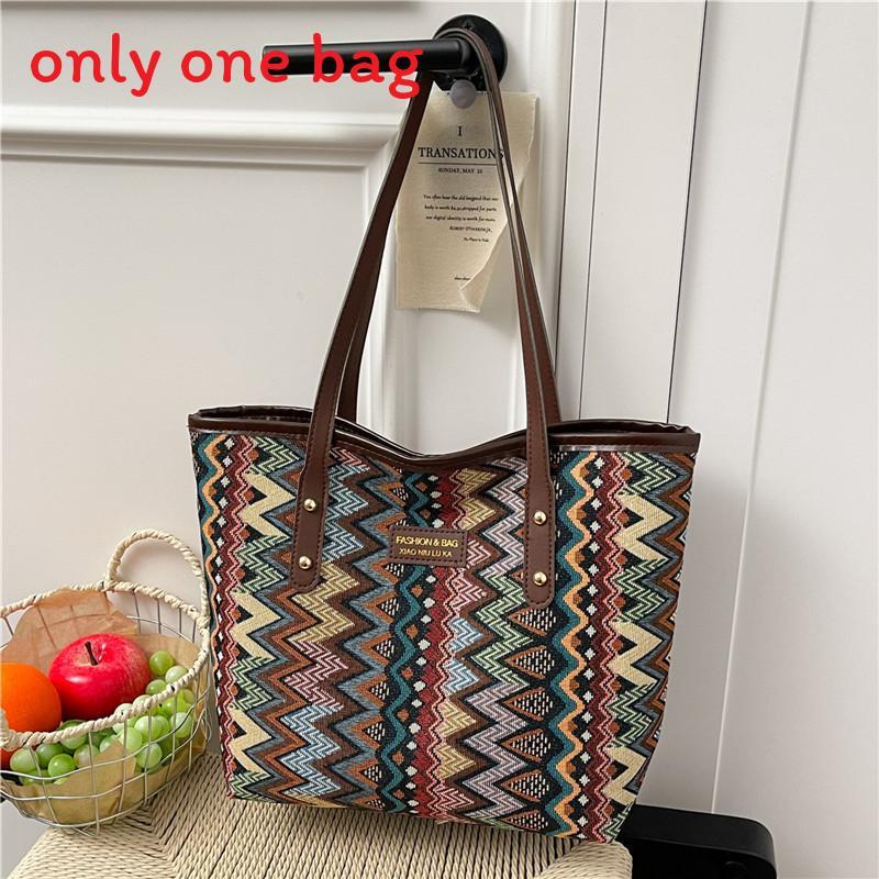 Urban Street Fashion Canvas Tote Bag Women Large Capacity For School And Commute