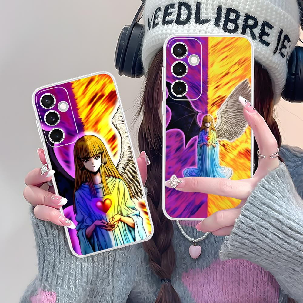 Yugioh Change of Heart Phone Case for Samsung Galaxy S25 S24 S23 S22 S21Plus FE Ultra Soft TPU Clear Shockproof Cover