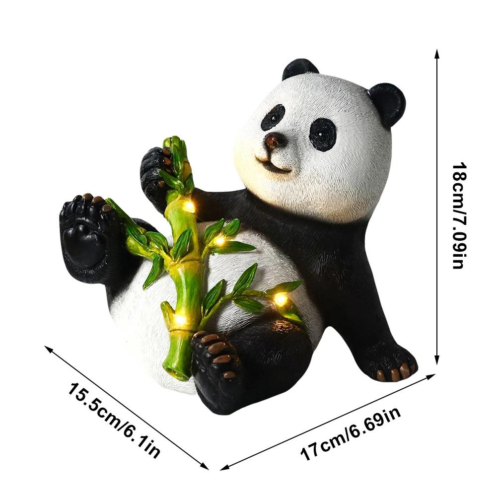 Solar Lamp Panda Animal Solar Garden Lights Solar Powered Solar Led Light Outdoor Garden Decoration Lamp Waterproof Solar Lights