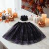 Purple Black Mesh Porch Geese Clothes Witch Hat Included Goose Witch Skirt  Porch Decoration
