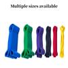 Strapazierfähiges Latex-Widerstandsband Übung Elastisches Band für Fitness Kraft Klimmzug-Unterstützungsband Training Pilates Fitnessgeräte Praktische Anwendung