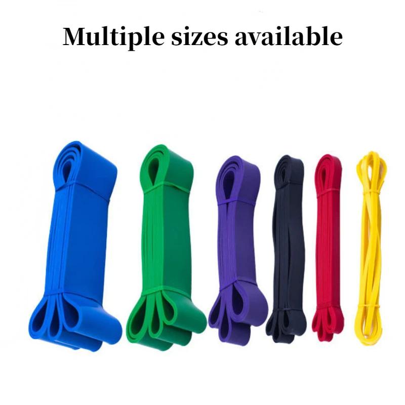 Strapazierfähiges Latex-Widerstandsband Übung Elastisches Band für Fitness Kraft Klimmzug-Unterstützungsband Training Pilates Fitnessgeräte Praktische Anwendung