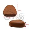 Harley Motorcycle Rear Backrest Bag Pad - Brown