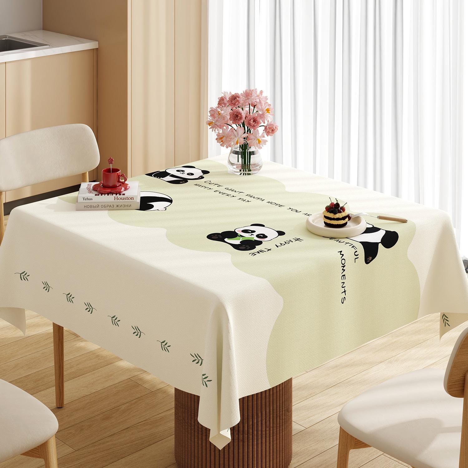 Водонепроницаемая и маслостойкая скатерть из ПВХ для обеденных и журнальных столиков Waterproof Oil-proof Cloth