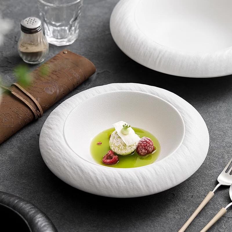 

Deouxingguang Light Luxury Rock Texture Pasta Salad Plate
