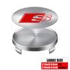 For Audi  A360MM 63MM 68MM Car Wheel Center Cover Badge Hub Caps Emblem Decoration for AUDI S RS R A3 8P S3 A4 B6 B7 A6 A5 Q3 Q5 Q7 A2 A7 A8