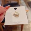 Geometric Teardrop Tassel Clip-On Earrings - No Piercing Needed