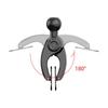 Magnetic Car Phone Holder Strong Adhesive Center Console Mount 360° Rotatable for GPS  Safe Driving Use