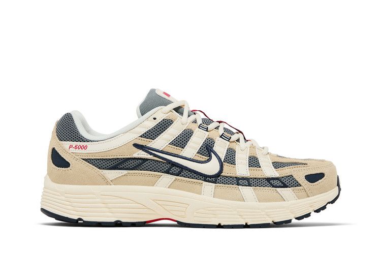 Men's Sneakers Nike P-6000 Independence Day Light Khaki/Pale Ivory/Thunder Blue/Cool Grey/University Red