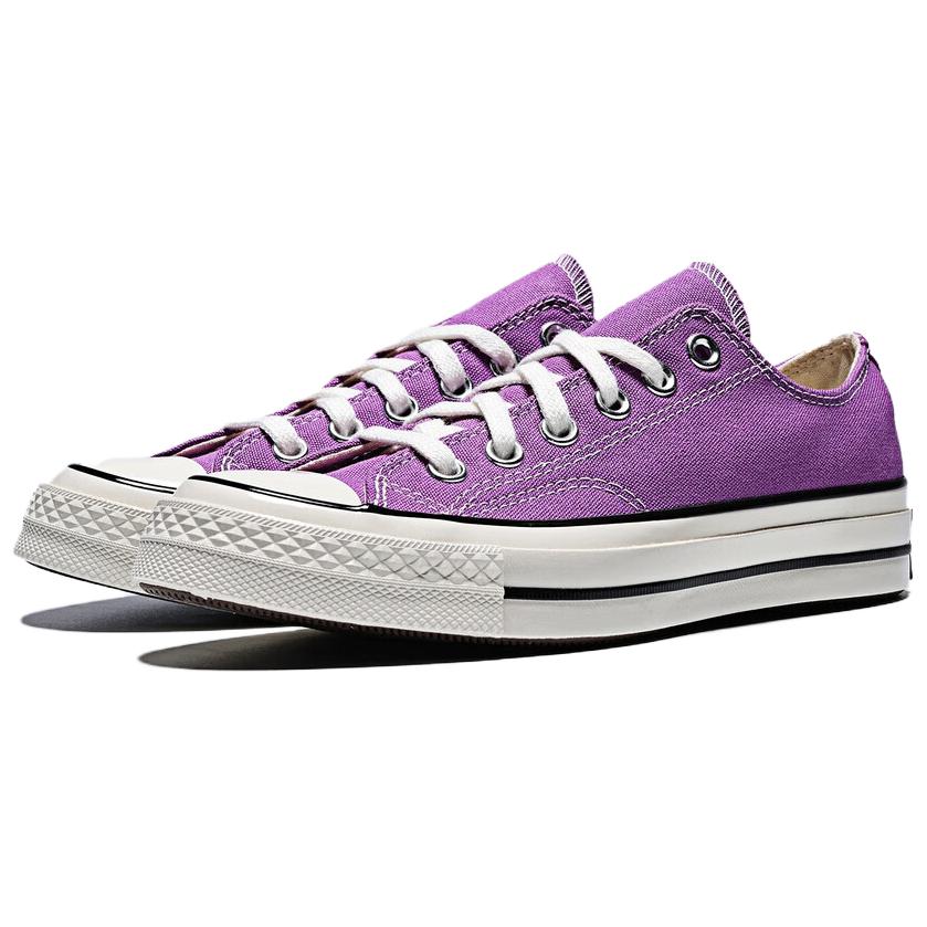 Converse Chuck Taylor 70S Seasonal Comfortable Versatile Durable Low-Top Canvas Shoes Unisex Sneaker Purple A13336C