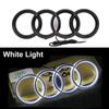 LED Car Dynamic Streamer Badge Light Front Grille Emblem for B Q7 Q8 S3 A1 A2 A3 A4 A5 A6 Q3 Q4 Q5 Q6 S5 S7 A7 Q2 Accessories
