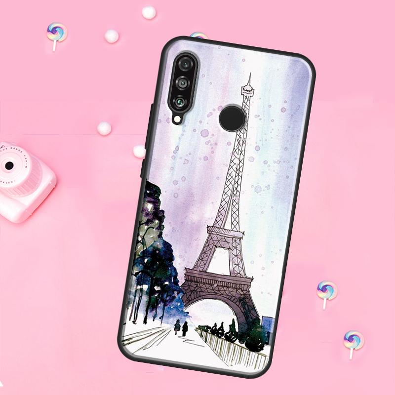 Paris Eiffel Tower France For Huawei Nova 10 9 SE 3i 7i 8i 11i 12i Y73 Y90 Y70 Y72 Y61 Y91 P60 Pro P30 P40 Lite Case