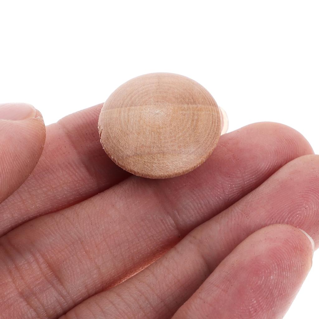 25 PIEZAS Tapones de Madera para Tornillos de Botón para Muebles Escaleras