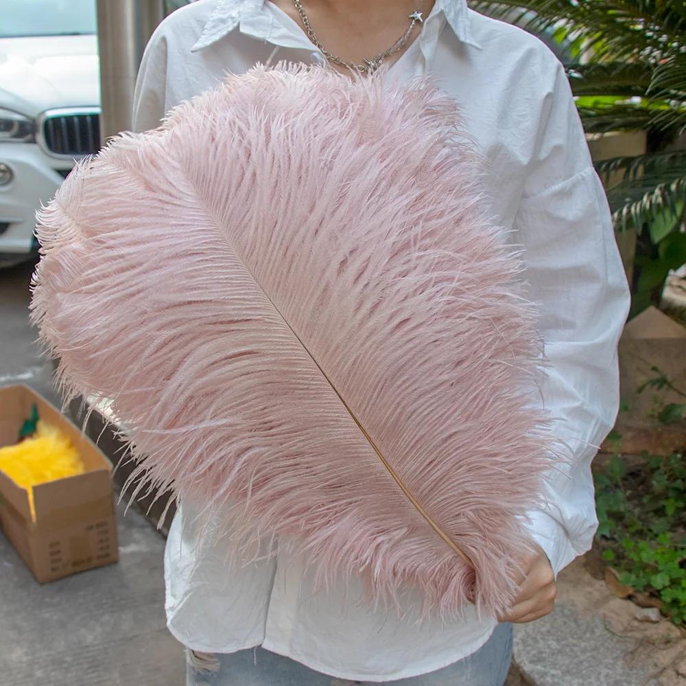Wholesale Golden Ostrich Feathers Big 15-60CM Ostrich Plume for Wedding Party Home Decor Table Centerpieces Carnival DIY Crafts