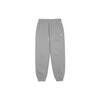 Knitted Sweatpants Unisex Gray Thickened Cuffed Pants 3ATPB0116-50MGS