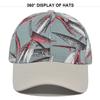 Graffiti Print Baseball Cap Vintage Sun Hat Breathable Cotton Adjustable