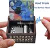 Howl's Moving Castle Wood Music Box Anime Theme Music Merry Go Round of Life Wooden Hand Cranked Musical Boxes New Year Birthday Gift Black Castle