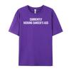 Currently Kicking Cancers Ass Motivational Graphic Tee Shirt Luxury Designer Mans Short Sleeve Tee Classic