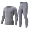 1/2/4-Piece Men's Fall/Winter Thermal Underwear Fashion Joker Long-sleeved Trousers Home Suit Youth Sports Elastic Waist Pants