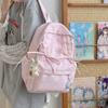 New Y2k Cute Polka Dot Backpack Sweet Girl Bow Small Knapsack Large Capacity Students Schoolbag Women's Fashion Outdoor Rucksack