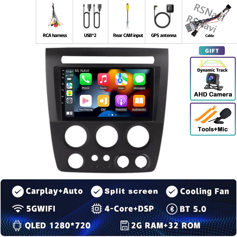 

Android 14 Carplay Auto Для Hummer H3 1 2005 - 2010 Автомагнитола 4G+WIFI Плеер Мультимедиа стерео Камера 360 Навигация Видео GPS