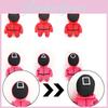 Squid Red Game Guard Arbeiter Personal Plüschtiere Frontmann 001 456 218 Kuscheltier