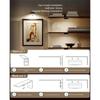 1/2/3Pcs No-Drill Magnetic LED Light Wall Mounted Art Display Light  Night Light