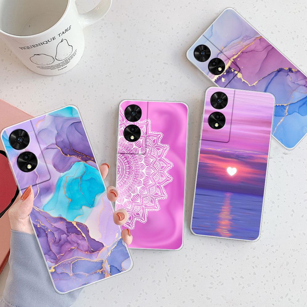 For TCL 505 T509K T5094 Case For TCL 501 Cover Shockproof Clear Soft Silicone Phone Case For TCL505 /TCL501 Fashion Bumper Funda