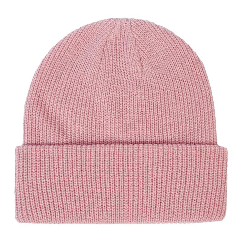 Women Autumn Winter Simple Solid Color Elastic Force Knitted All Match Chic Hat