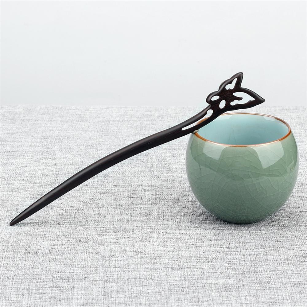 34 Styles Natural Black Sandalwood Hair Sticks High Quality Hairpin for Women Girls Antiquity Chopstick Shaped Hair Clip Jewelry