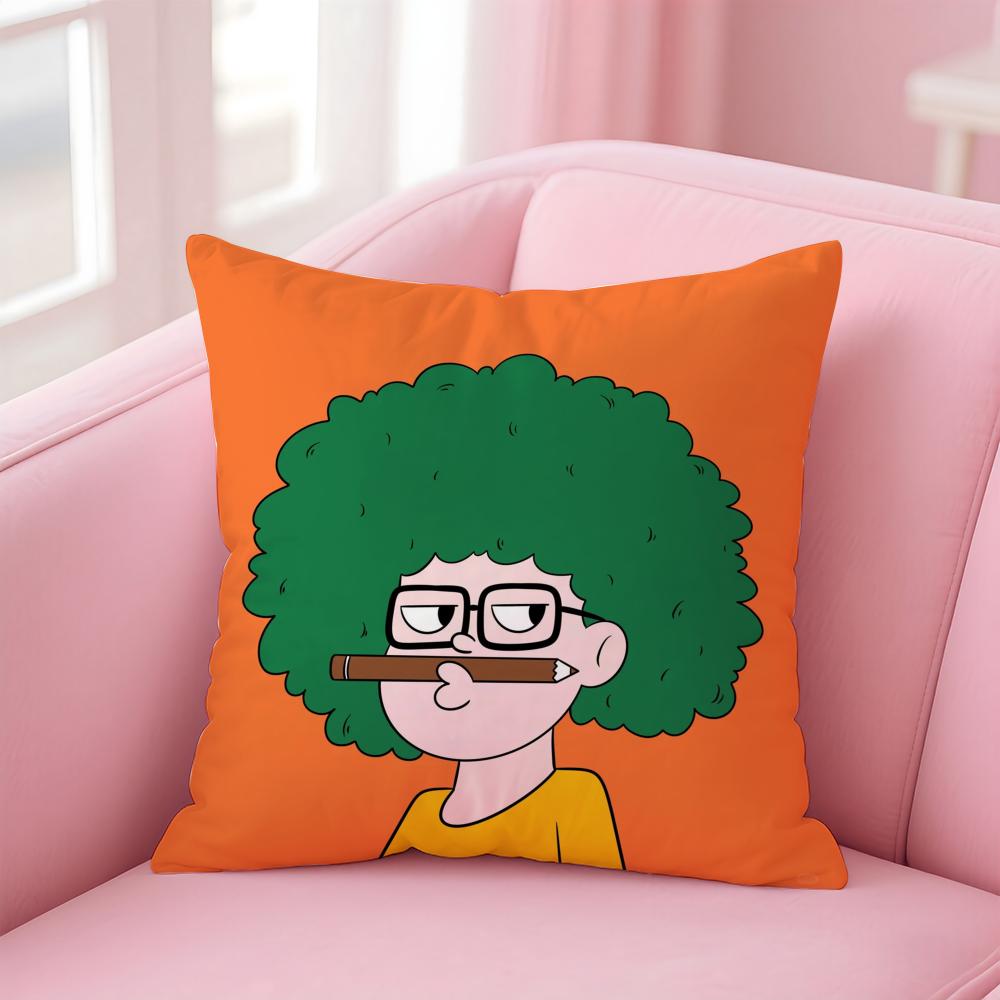 P-Pop ManS Cushion Cover Premium Comfort Reversible Pillow Cove -Two in One Design for Any Room & Car Interior