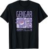 Pokémon - Gengar Pastel Stats Grid T-Shirt S-4XL