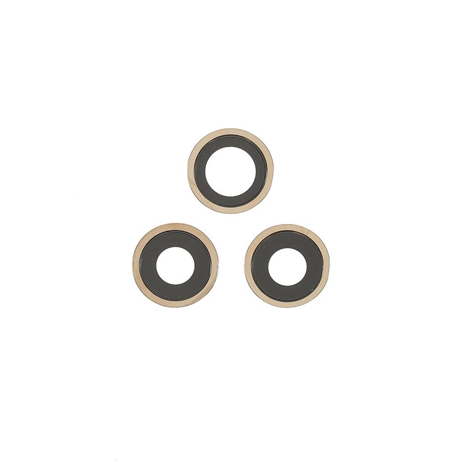 

Rear Back Camera Lens Ring Repair Cover with Glass Lens Replacement for iPhone 12 Pro 6.1 inch Gold