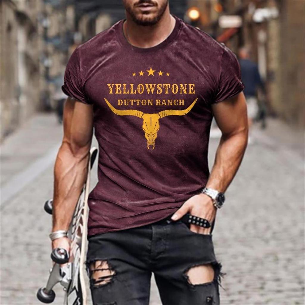 New Street Trend 3D Printed T-shirt Summer Casual Loose Sports Style 3D Printed Short Sleeve