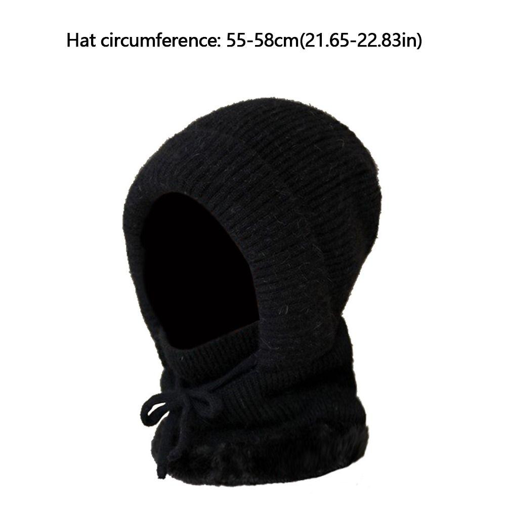 Winter Pullover Hats Keep Warm Ear Protection Cap Fashion Knitted Hat for Women