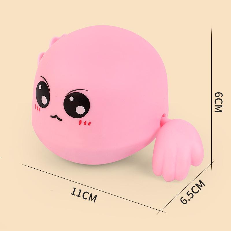 Summer Baby Bath Toy: Wind-up Little Dolphin & Clownfish