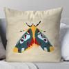 Butterfly Art Ladybug Tiger Moth Beetle Pillow Case Fashion Square Pillowcase Bedroom Sofa Room Ins Decoration Leisure