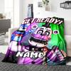 Custom Name Fnaf Custom Poster Party Blanket For Couch Bed Plush Cozy Fuzzy Blanket Super Soft Warm Blankets For Fall And Winter 0916219