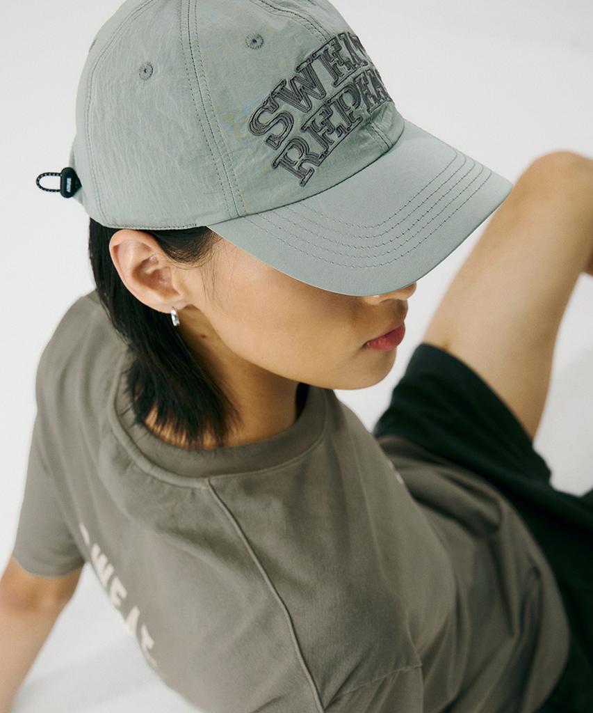KALEG All Day Lettering Ball Cap (Soft Green)