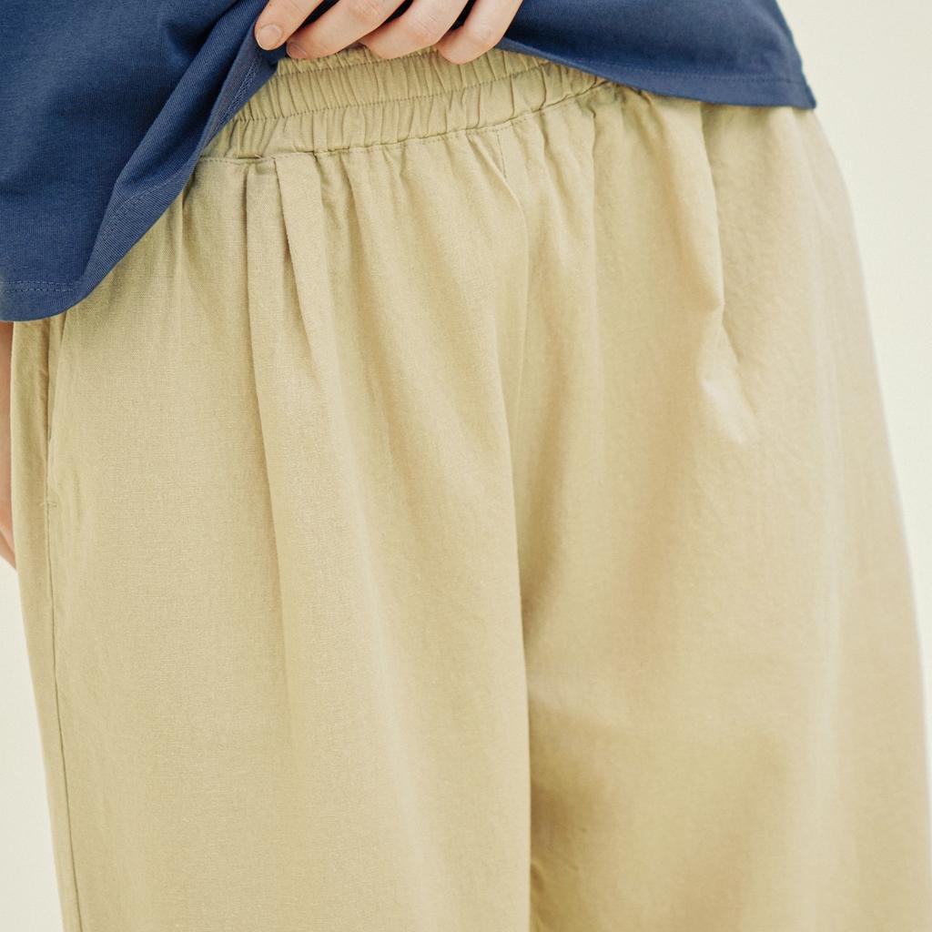 CHIQUITA Wide Long Pants (Linen) Beige 242503Sbe