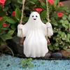 Halloween Decor Swing Ghost Figurines Resin Statues Sculptures Hanging Ornaments